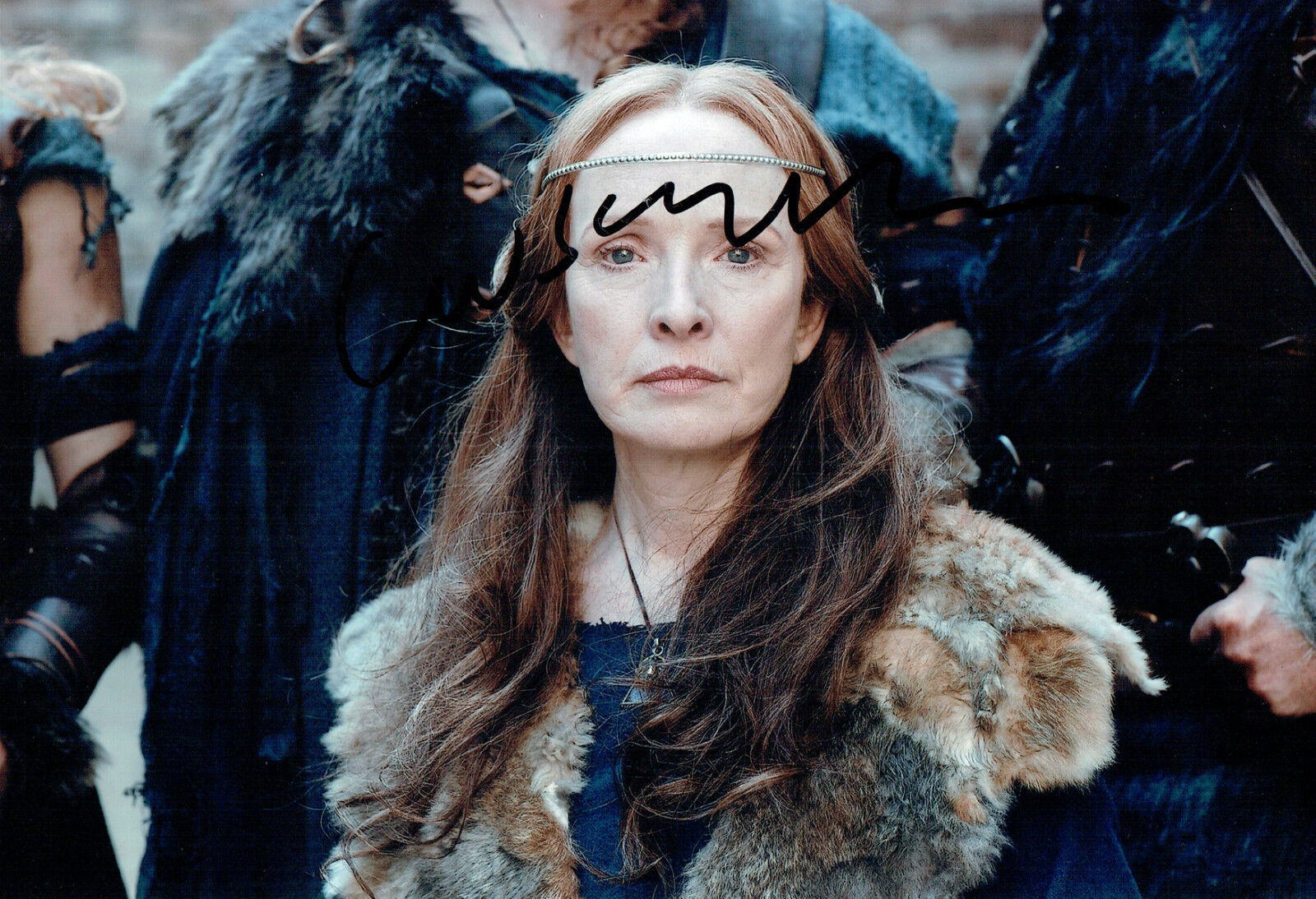 Lindsay DUNCAN Signed Autograph 12x8 MERLIN TV Series NEW Photo Poster painting AFTAL COA