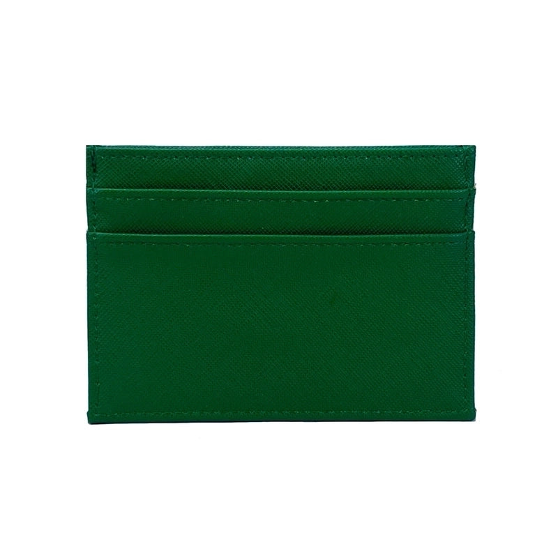 Unisex Solid Color Pu Leather Open Card Holders