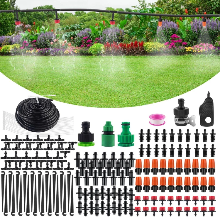Fog Cooled Automatic Garden Irrigation System
