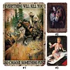 (Multi Style)Cowboy - Metal Tin Signs(12*16Inch)