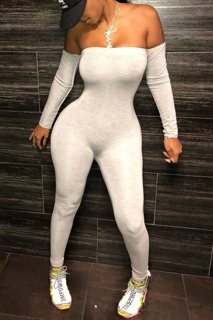 Sexy Wrapped Chest Jumpsuit