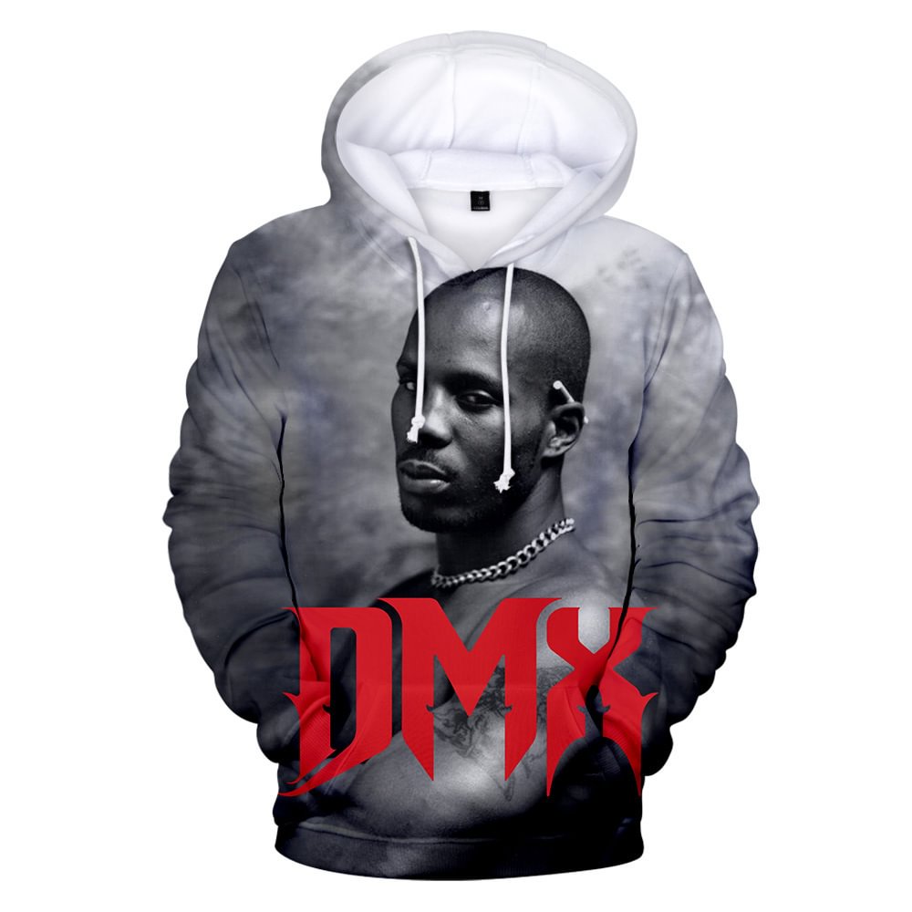 Long Sleeve DMX Hoodie 3D Pullover for Men Women