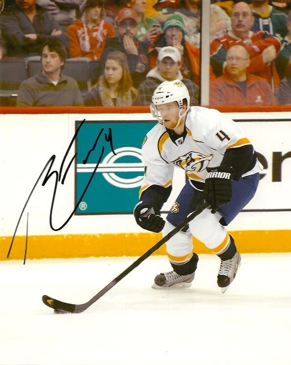 Nashville Predators Ryan Ellis Signed Autographed 8x10 NHL Photo Poster painting COA #5