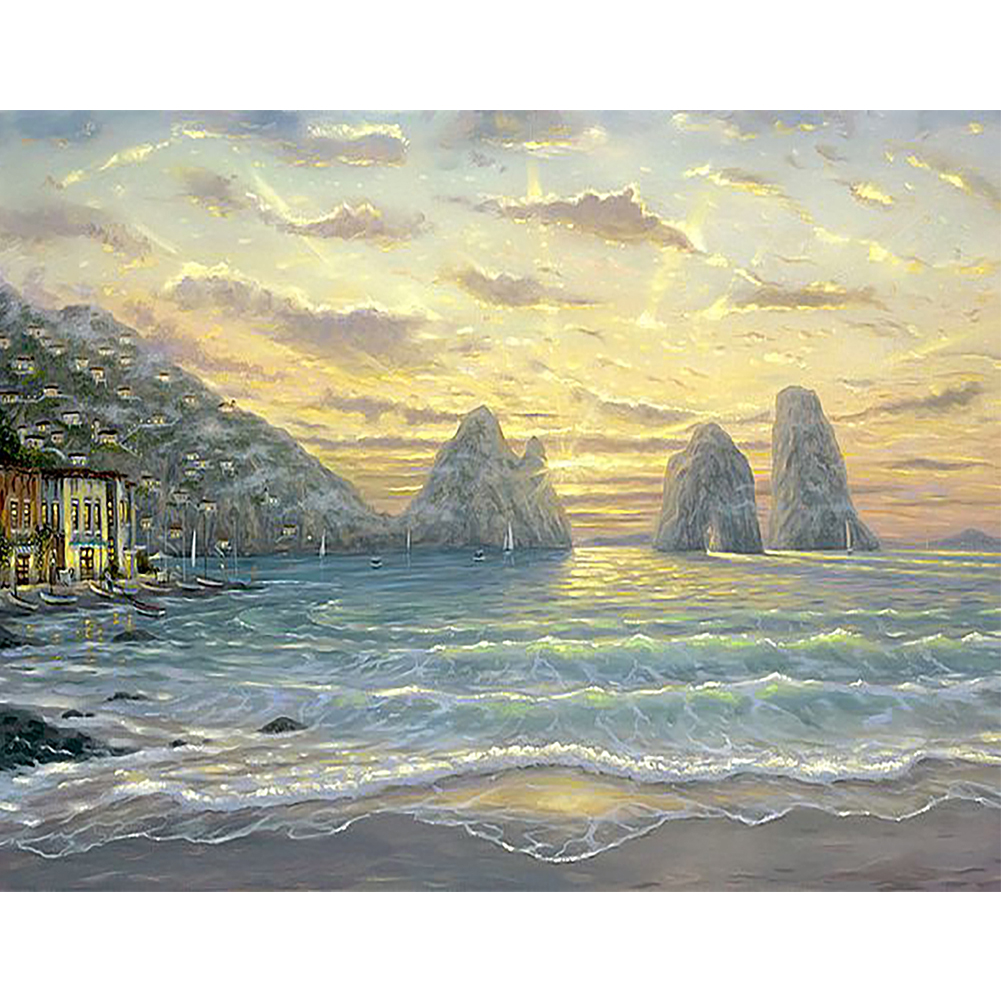 

Sea - Round Drill Diamond Painting - 50*40CM, 501 Original