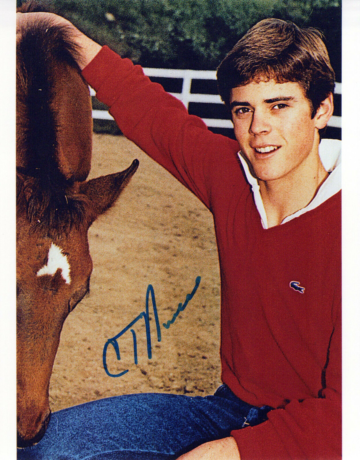 C. Thomas Howell head shot autographed Photo Poster painting signed 8x10 #5