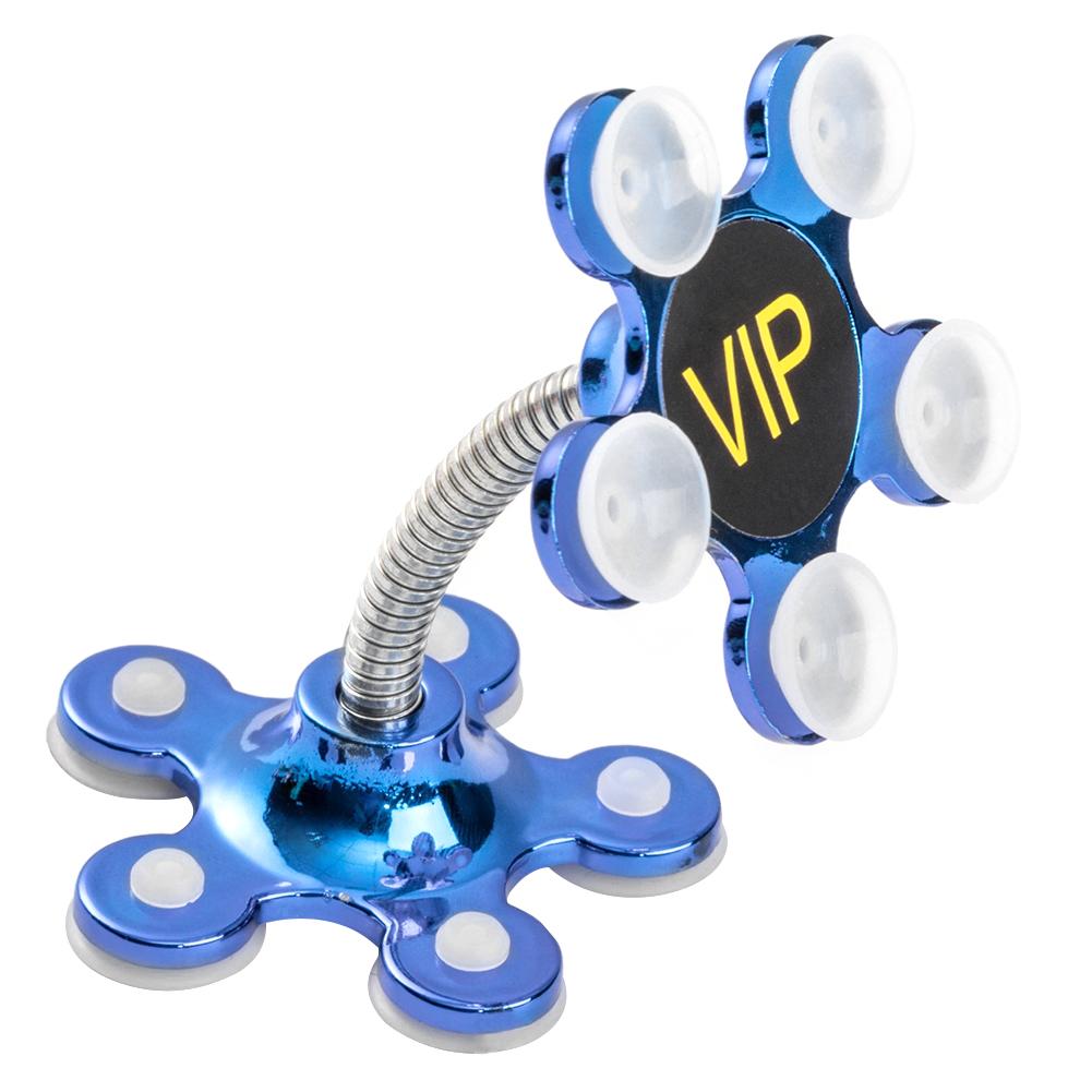 

Flower Sucker Stand 360 Rotatable Car Mount Phone Bracket Holder, Blue, 501 Original