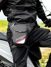 Men Motorcycle Thigh Bag Waterproof Multifunctional Waist Bag for Cycling Travel