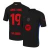 LAMINE YAMAL #19 Barcelona Away Authentic Soccer Jersey 2024/25 &ndash; UCL（Spotify Logo Without Text）