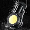 Mini COB Keychain Light USB Strong LED Work Outdoor Camping Emergency Lamp