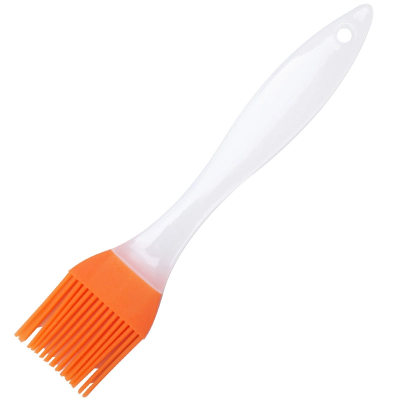 Silicone Oil Brush Small Split Non-lint Barbecue Seasoning Brush High Temperature Baking Oil Brush Plastic Handle Barbecue Brush