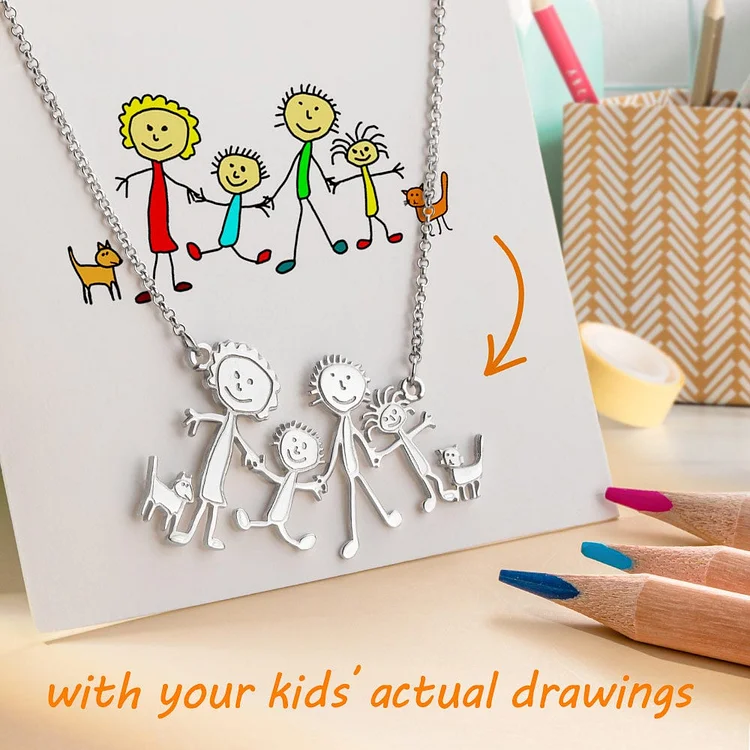 Turn Drawings into Necklace