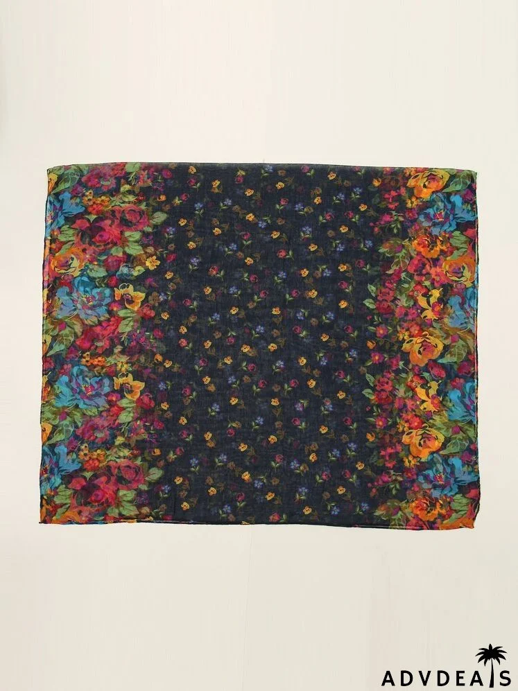 Flower Print Scarf