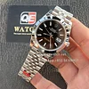 Rolex Datejust 41 m126300-0012 Stainless Steel on Jubilee with Black Dial and Smooth Bezel Super Clone