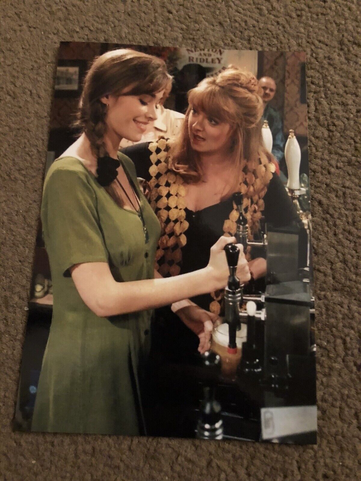 SALLY ANN MATTHEWS & EVA POPE (CORONATION STREET) UNSIGNED Photo Poster painting- 6x4”