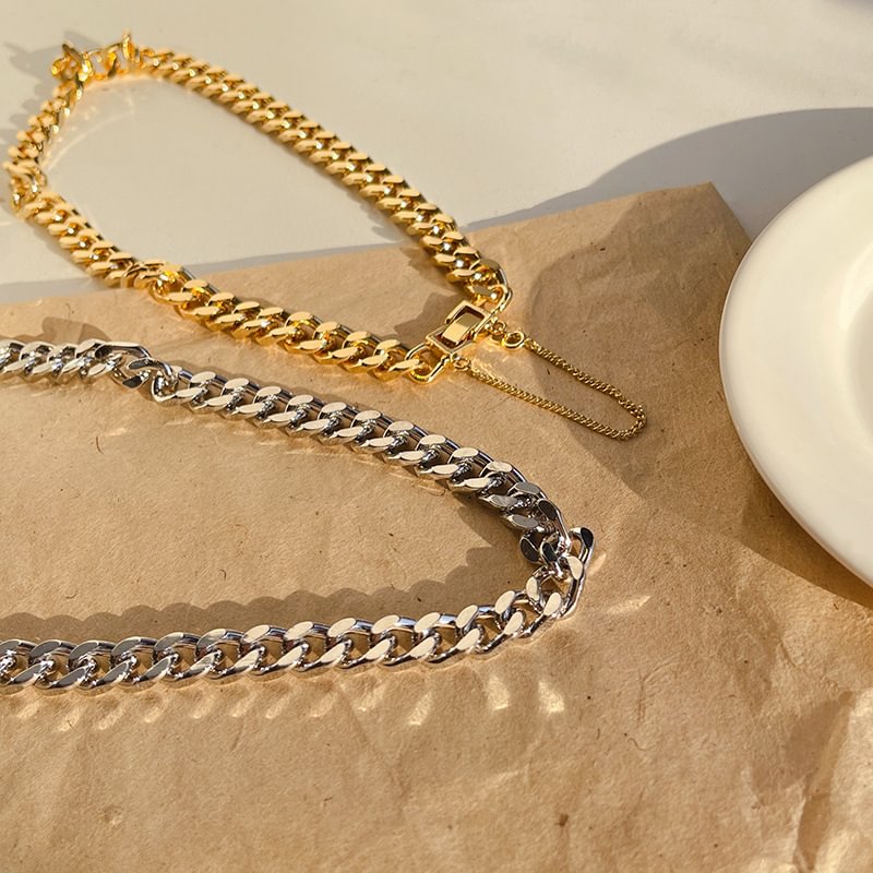 saint laurent cuban link necklace
