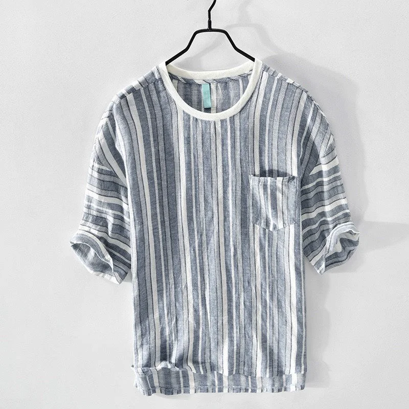 Tom Harding Striped Linen Shirt