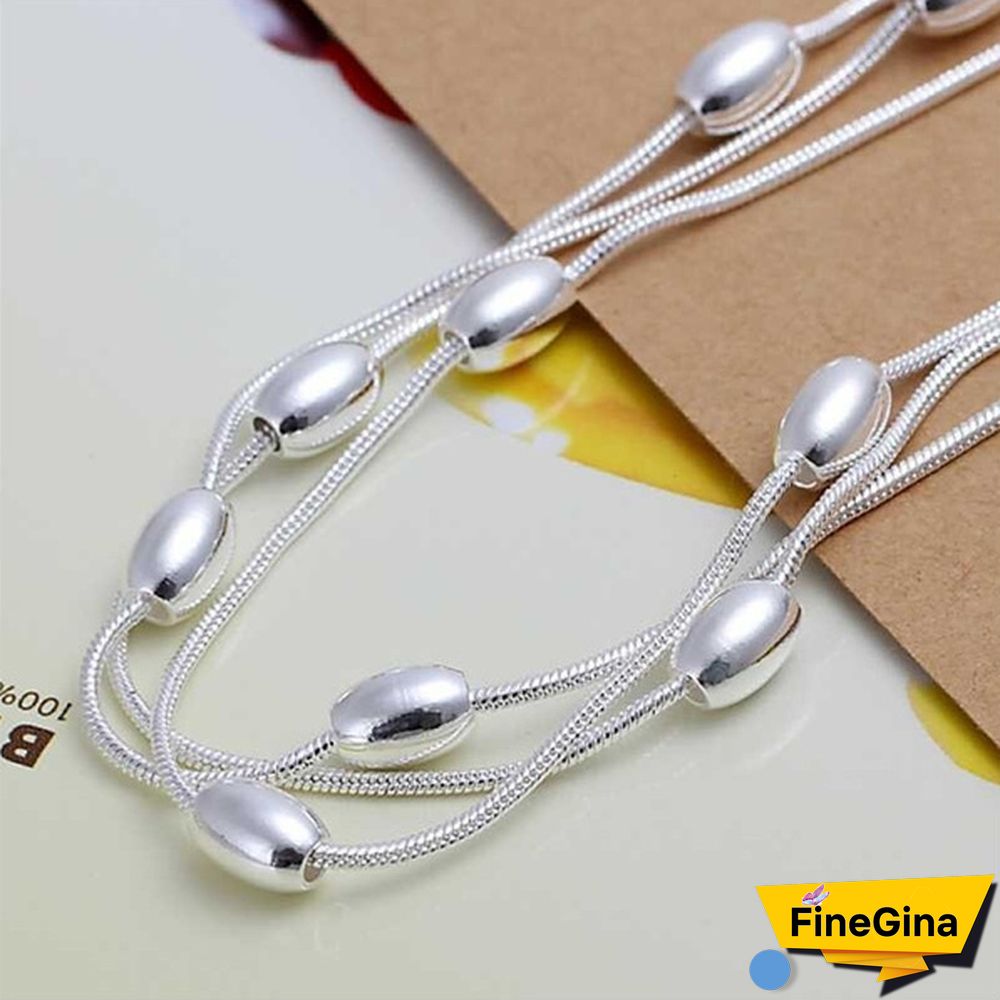 Fashion Luxury Design Men & Women's 925 Sterling Silver Charm Bracelet Fine Jewelry