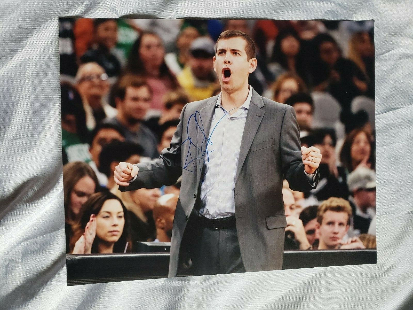 BRAD STEVENS BOSTON CELTICS SIGNED AUTOGRAPHED 8x10 Photo Poster painting COA BASKETBALL BUTLER