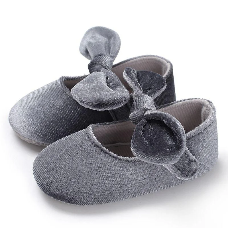 Baby Girls Cotton Shoes Retro Spring Autumn Toddlers Prewalkers Cotton Shoes Infant Soft Bottom First Walkers 0-18M
