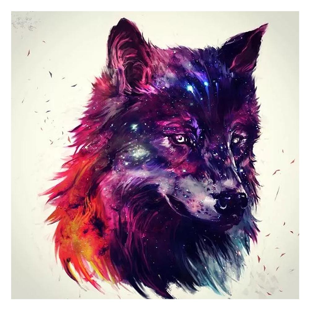 

Wolf Head-Round Drill Diamond Painting-30*30CM, 501 Original