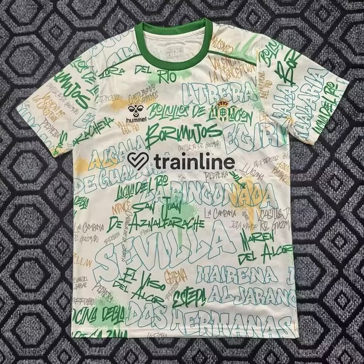 2025-26 Betis Special Edition White and English Shirt - Fan Edition