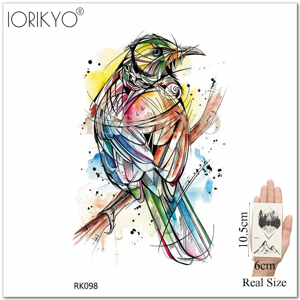 Watercolor Galaxy Cosmonaut Moon Whale Fake Tattoos Stickers For Kids Cartoon In Bulk Tattoo Temporary For Women Arm Tatoo Paste