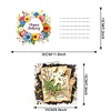 6Pcs Birthday DIY Diamond Painting Greeting Card with Envelope for Friend Family