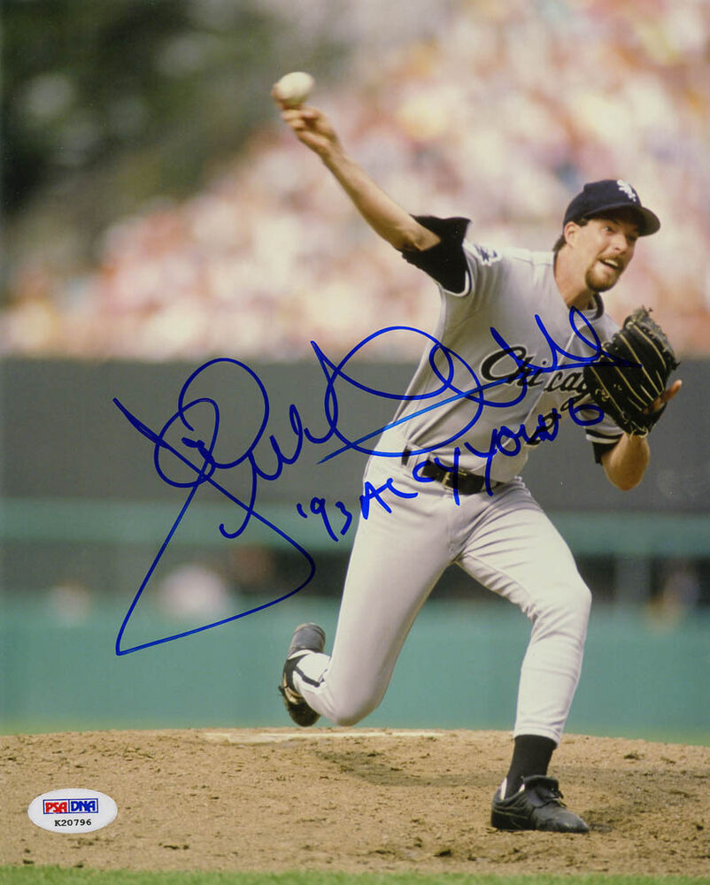 Jack McDowell SIGNED 8x10 Photo Poster painting + 93 AL CY White Sox PSA/DNA AUTOGRAPHED