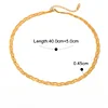 Stylish Twist Tassel 18K Golden Earrings Necklace Bracelet