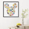 Mickey Head - 11CT Stamped Cross Stitch - 40*45cm - Disney