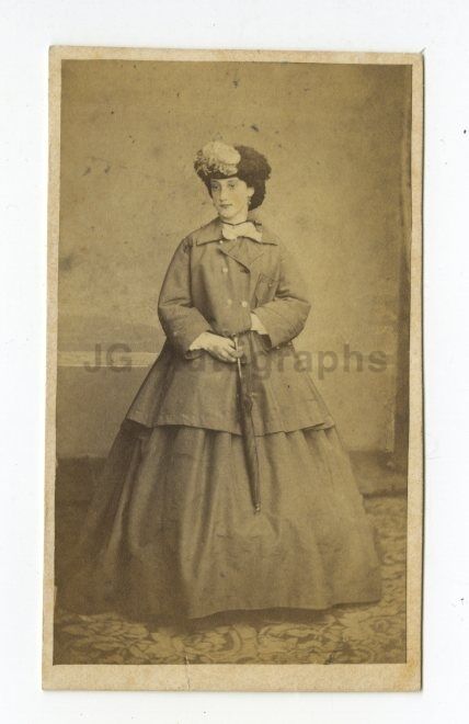 19th Century Fashion - 19th Century Carte-de-visite Photo Poster paintinggraph - Stuttgart