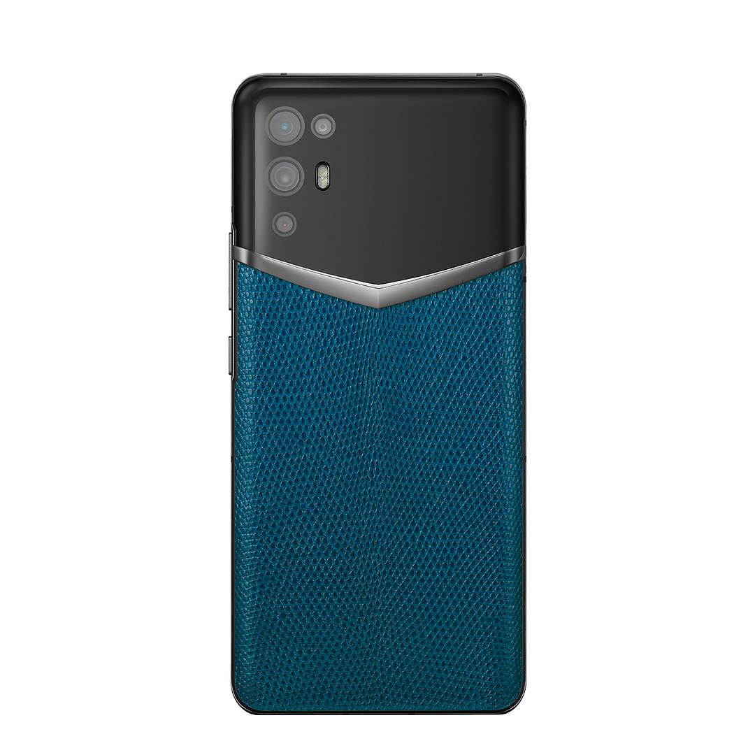 VERTU IVERTU LIZARD LEATHER DODGER BLUE