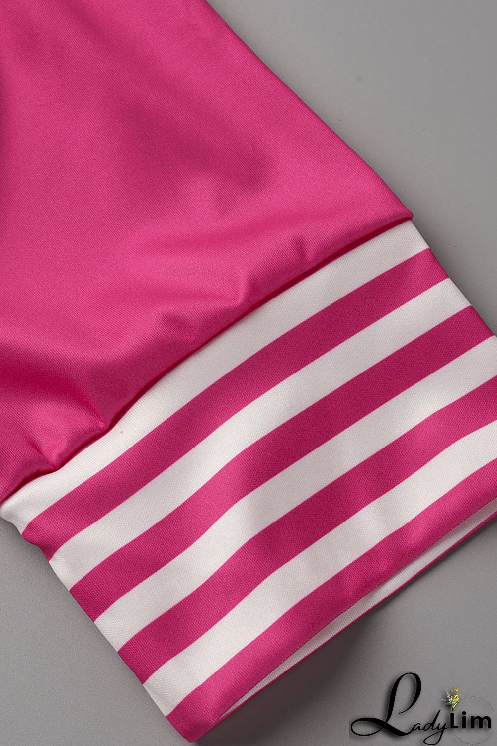 Blue Casual Street Print Split Joint Zipper Collar Short Sleeve Two Pieces