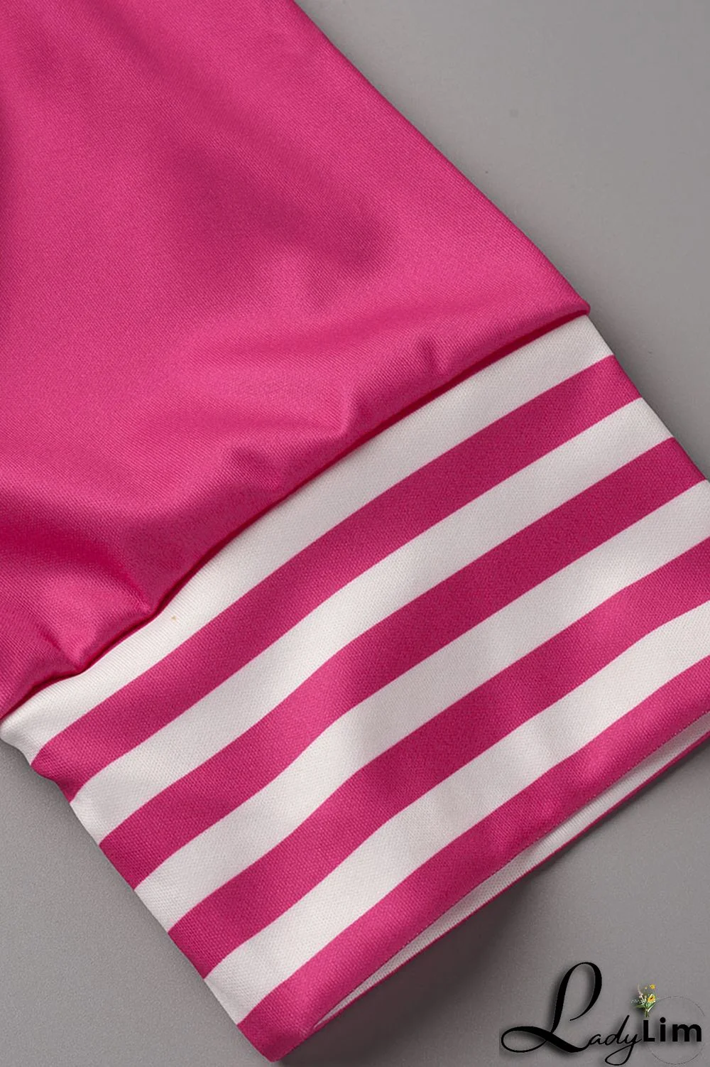 Blue Casual Street Print Split Joint Zipper Collar Short Sleeve Two Pieces