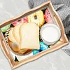 [NEW] DIY Diamond Painting Wooden Tray Food Tray with Handle Living Room Decoration Donut Wooden Tray Kit