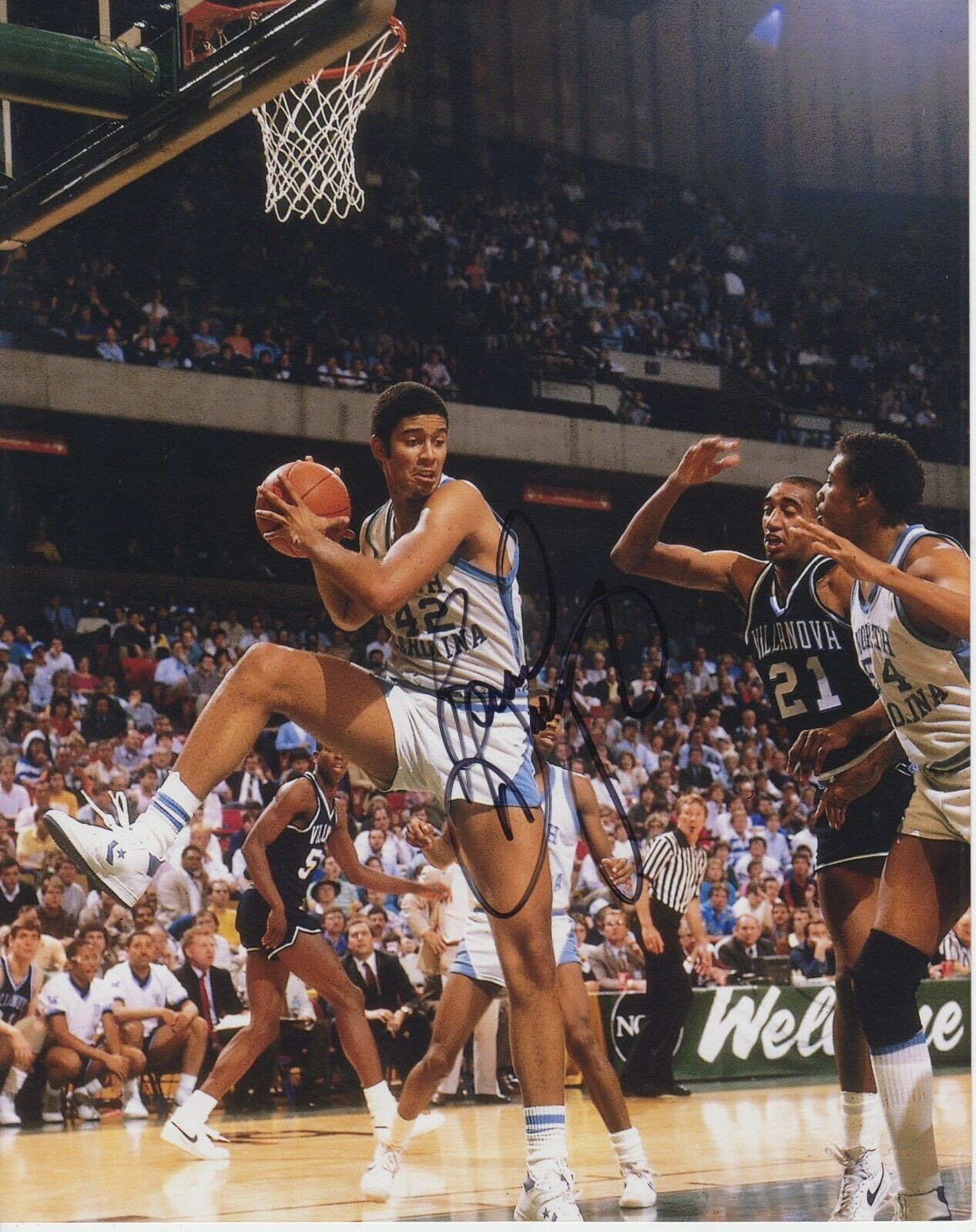 Brad Daugherty North Carolina Tar Heels #0 Signed 8x10 w/ COA