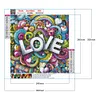 Diamond Painting-DIY Full Round Drill Love
