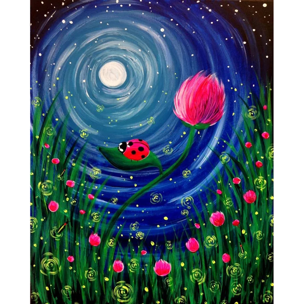 

Flowers - Round Drill Diamond Painting - 40*30CM, 501 Original