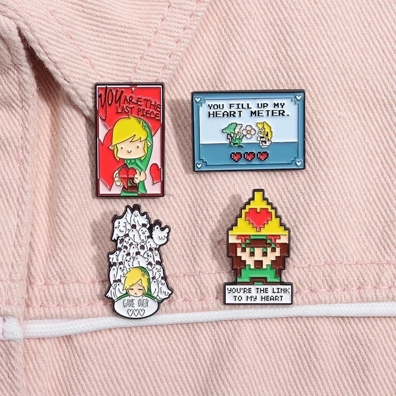 Cartoon Style Eye Wings Wine Glass Alloy Stoving Varnish Plating Unisex Brooches