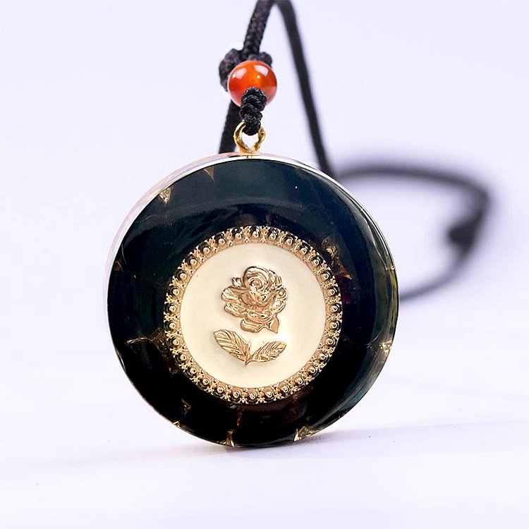 Obsidian Rose Lover Healing Necklace