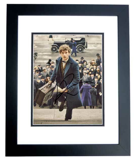 Eddie Redmayne Signed Fantastic Beasts and Where to Find Them 8x10 Photo Poster painting FRAMED