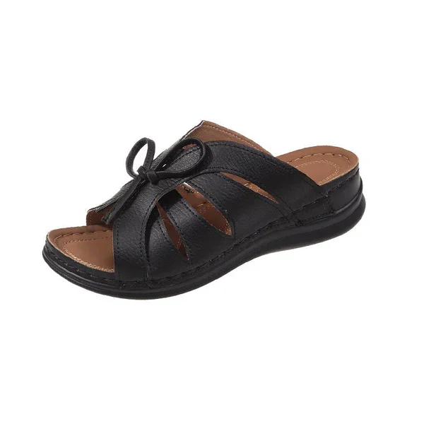 🔥Last Day 70% OFF -Women's Comfort Bowtie Slide Sandals