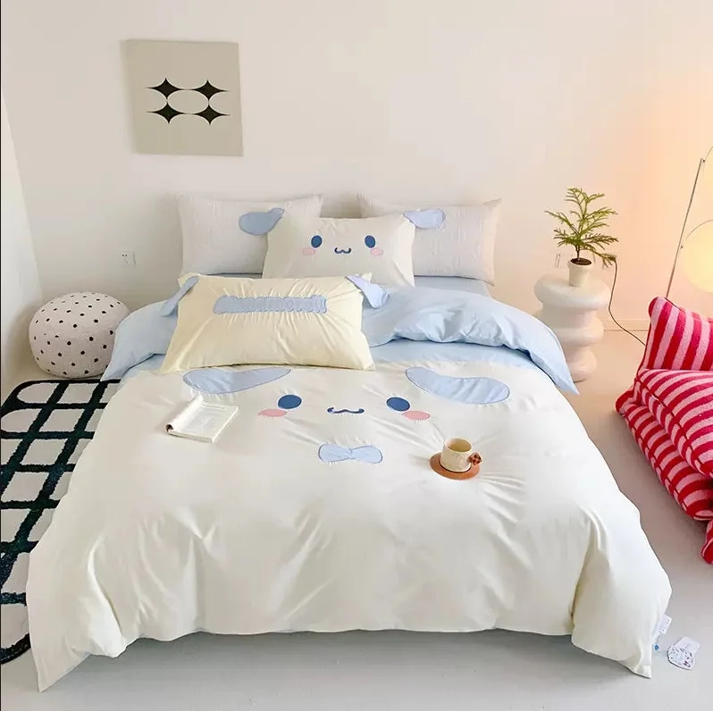 Kawaii Cotton Bedding Sheet