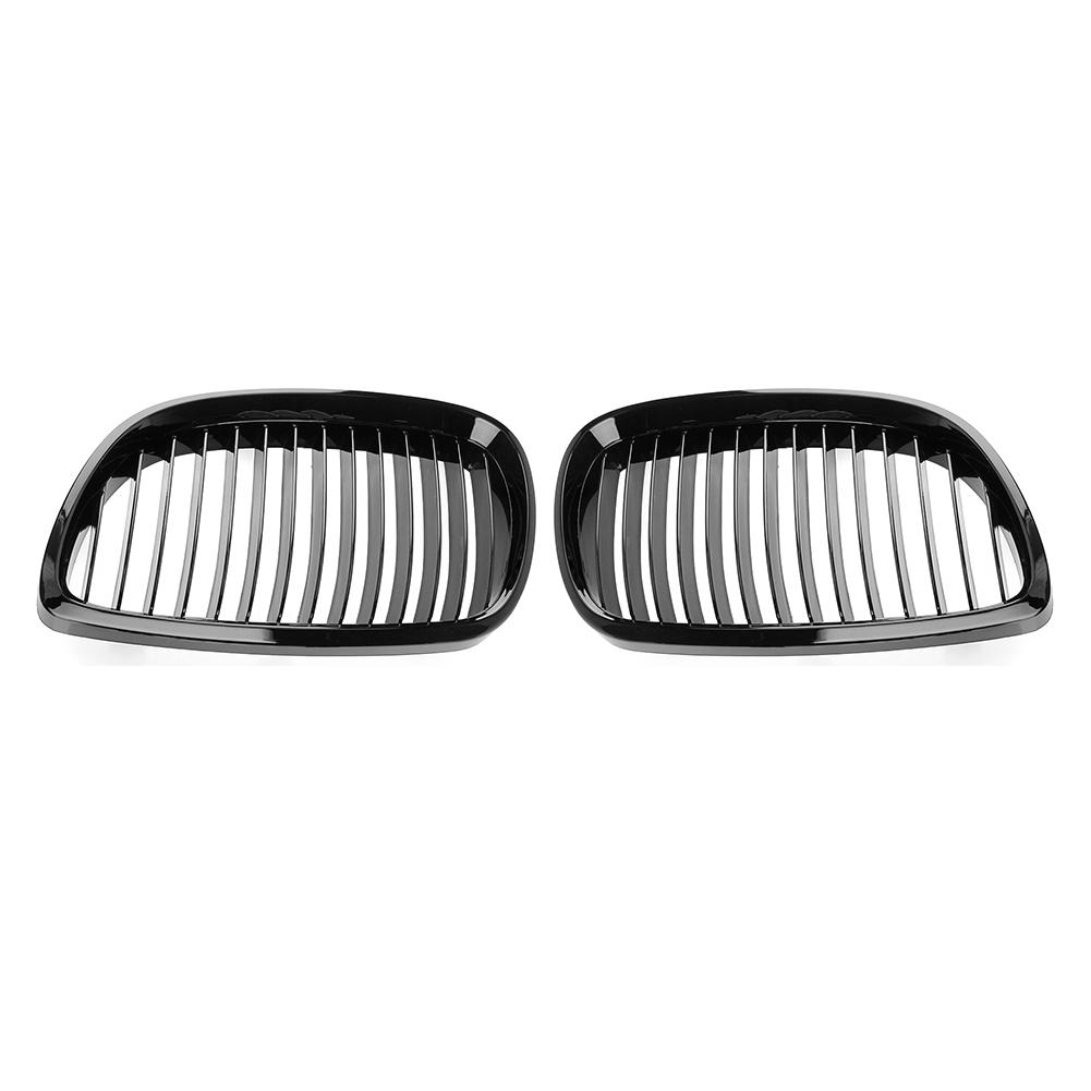

2pcs Gloss Black Front Kidney Grill Grilles for BMW E92 E93 316i 320d 06-10, 501 Original