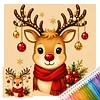 Christmas Needlepoint Kit 14CT Stamped Cross Stitch 30x30cm tapestrymarket