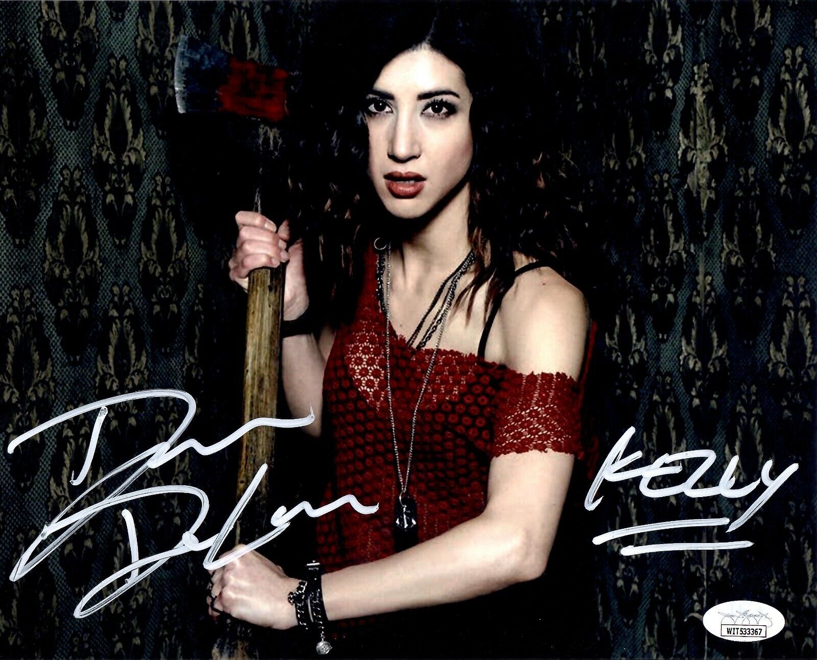 Dana DeLorenzo autographed signed 8x10 Photo Poster painting JSA COA Ash vs Evil Dead Kelly