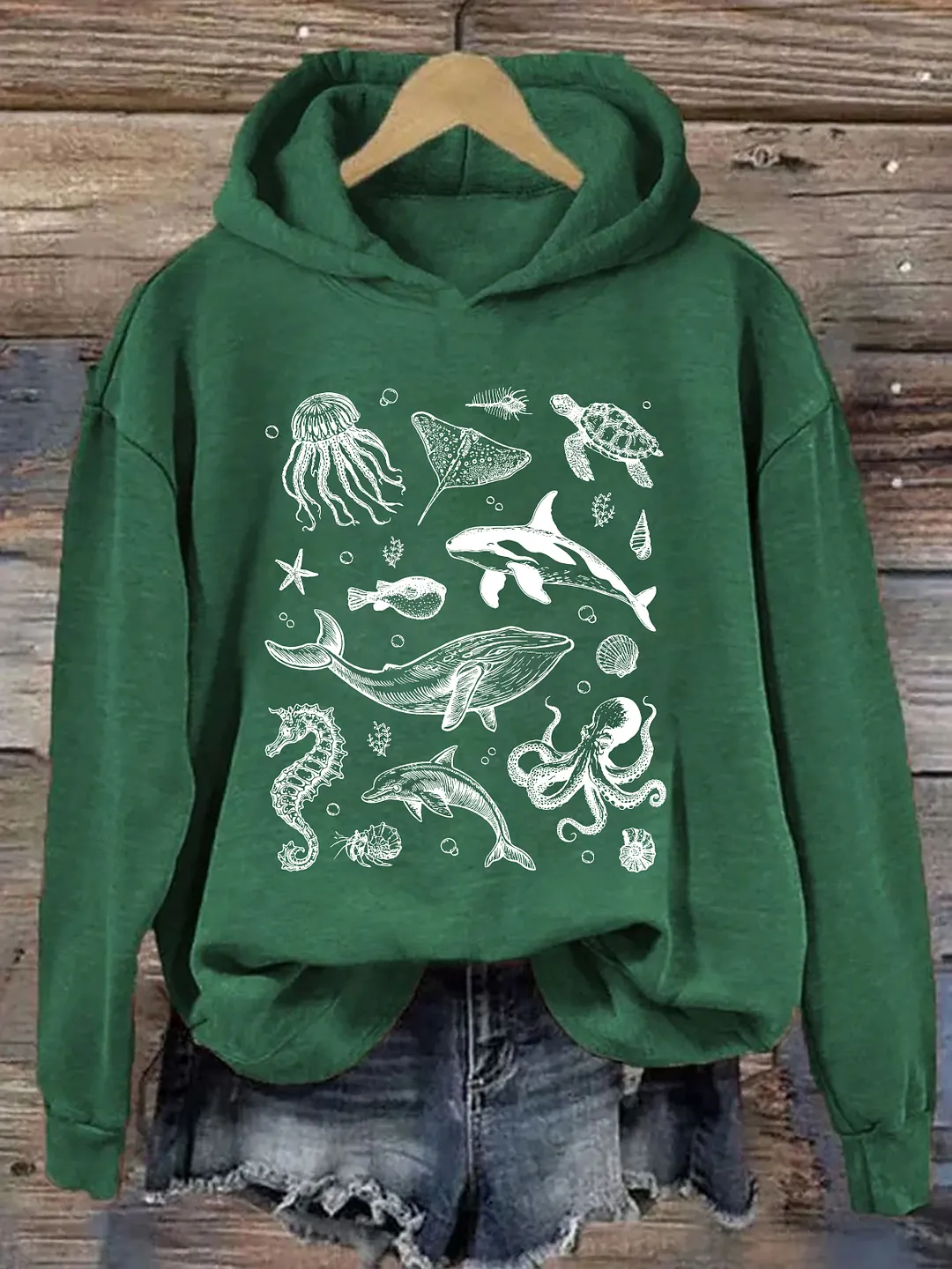 Sea Animals Hoodie