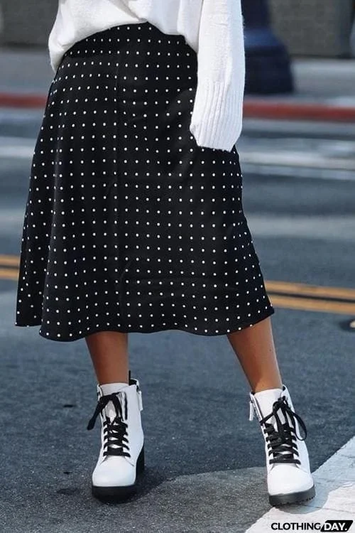 Chunky Heel Lace Up Martin Boots