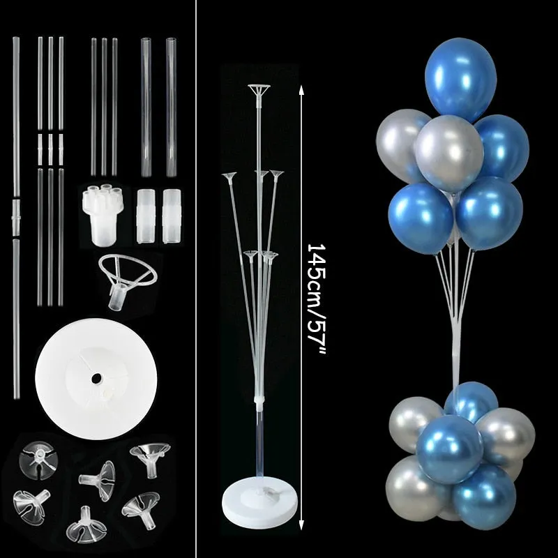 1 Set Balloons Holder Column Stand Holder Stickers for Wedding Kids Birthday Party Baby Shower Decoration Balloon Accessories