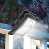 Portable Safety Wall Lights Waterproof LED Solar Motion Sensor Lights USB Charging Outdoor Clip On Solar Lights for Outside Fence Chain Link Camping